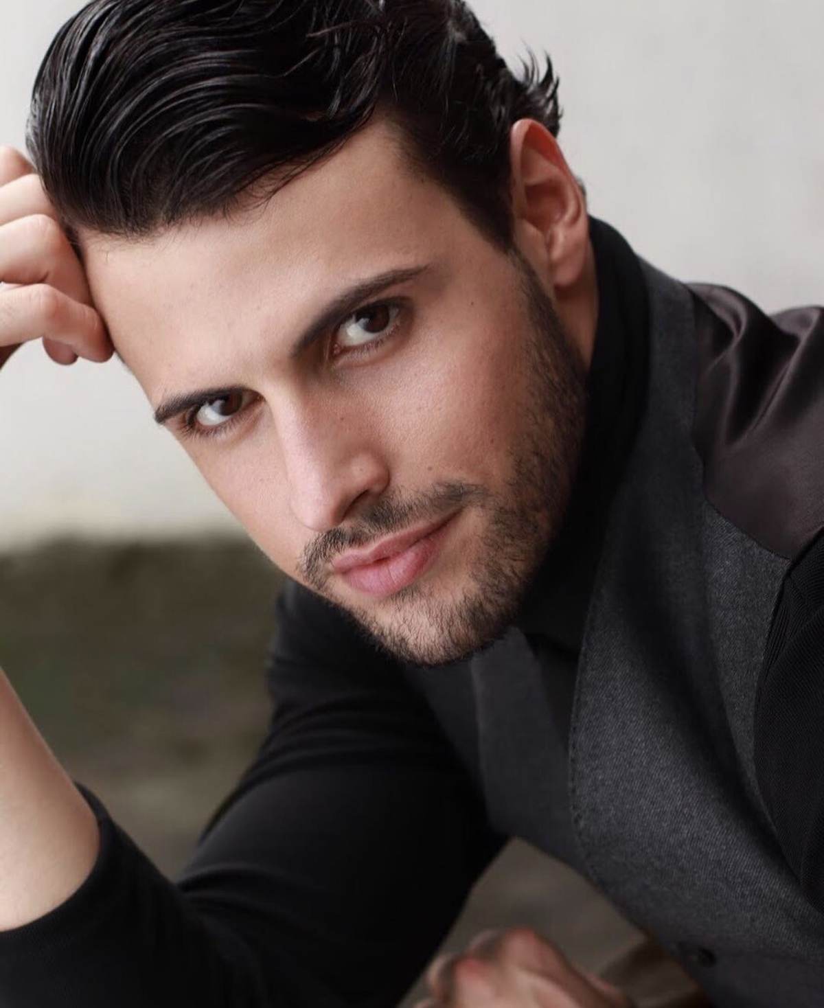 Close de beauty masculino